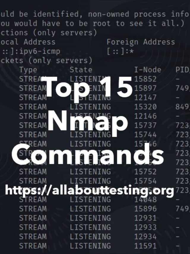 Top 15 NMap Commands